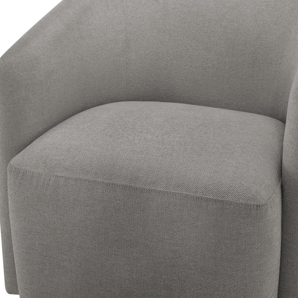 Amhurst Grey Swivel Barrel Chair. Picture 5