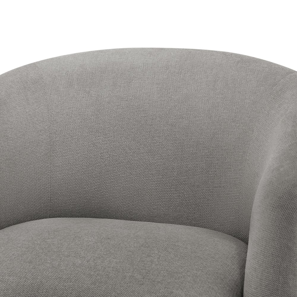 Amhurst Grey Swivel Barrel Chair. Picture 6