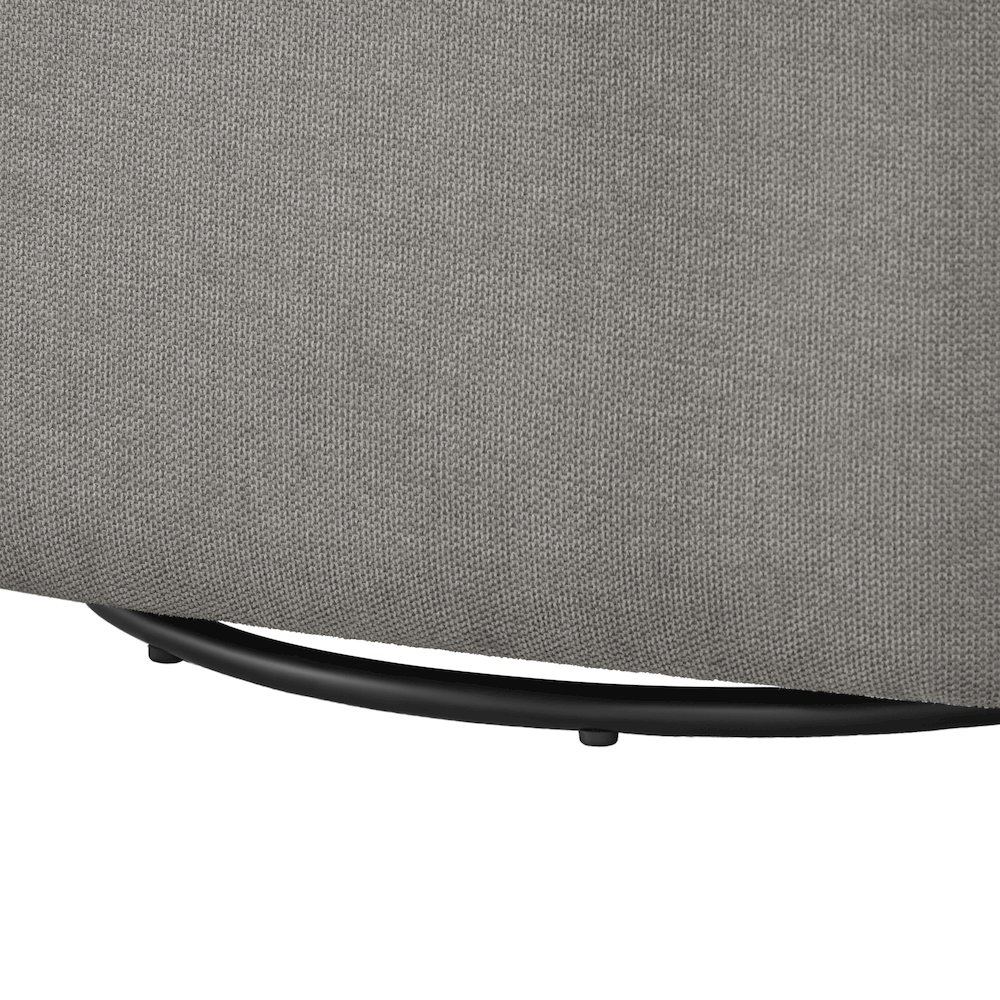 Amhurst Grey Swivel Barrel Chair. Picture 8