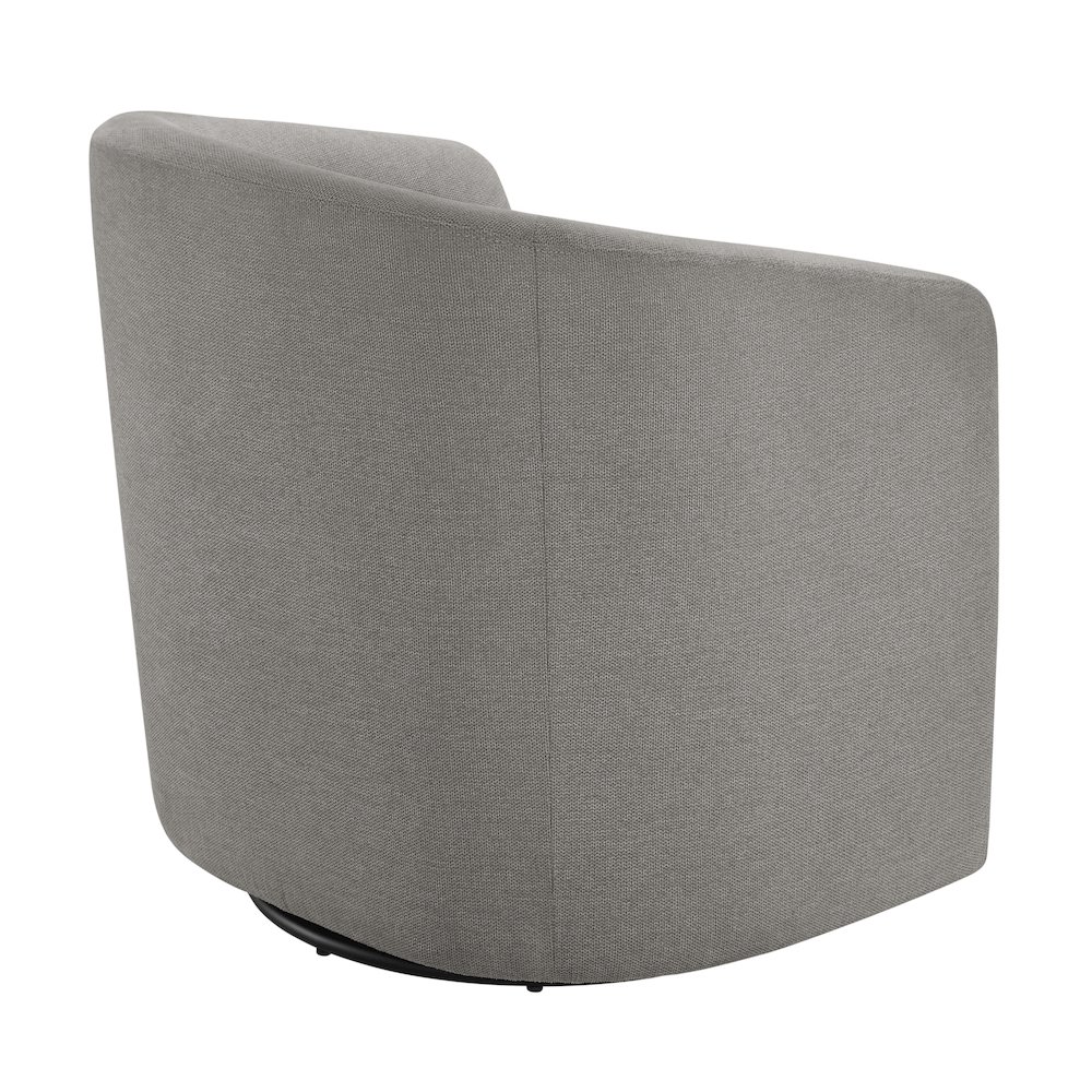 Amhurst Grey Swivel Barrel Chair. Picture 11