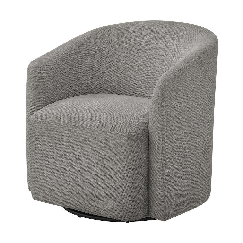 Amhurst Grey Swivel Barrel Chair. Picture 12