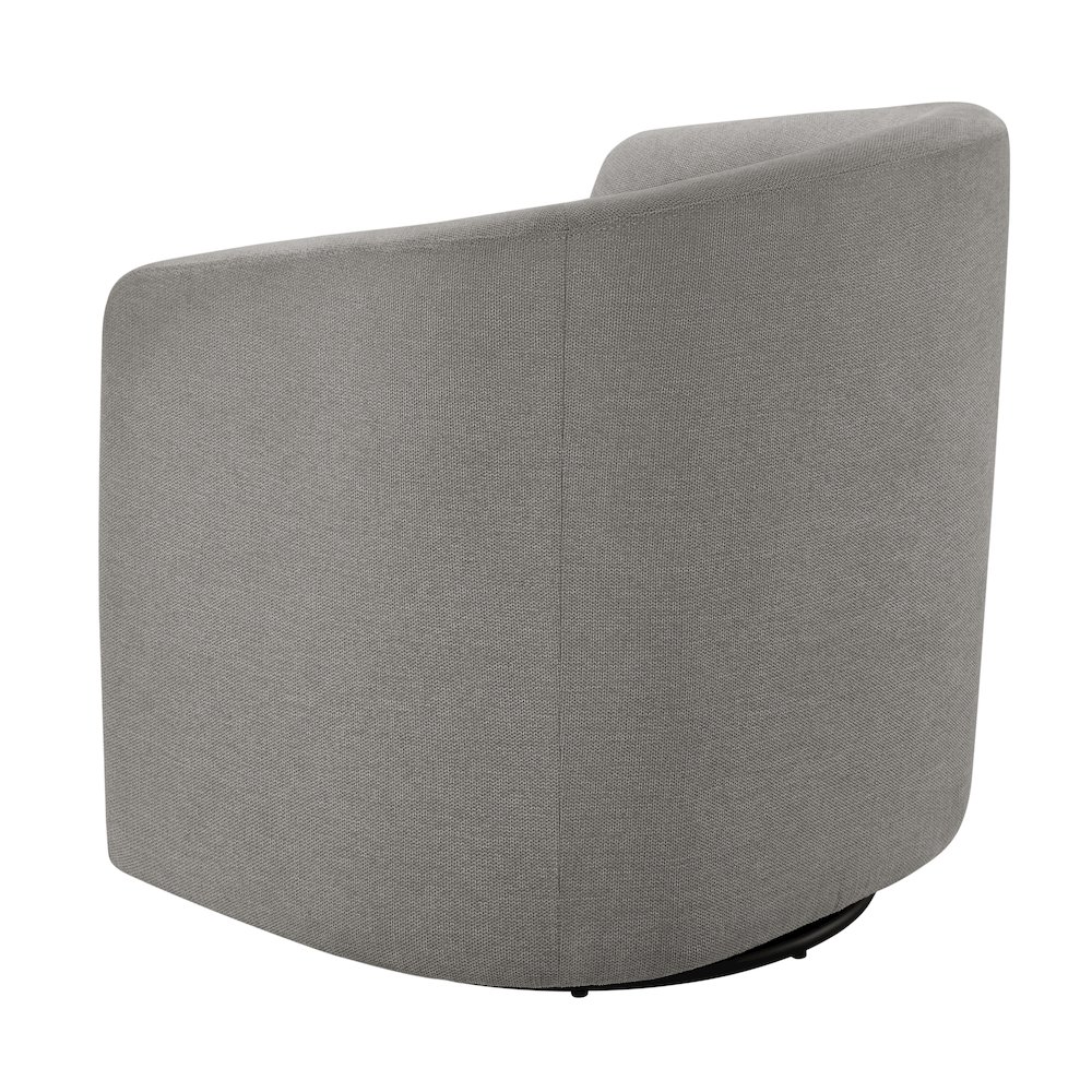 Amhurst Grey Swivel Barrel Chair. Picture 14