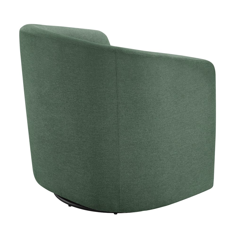 Amhurst Green Swivel Barrel Chair. Picture 11