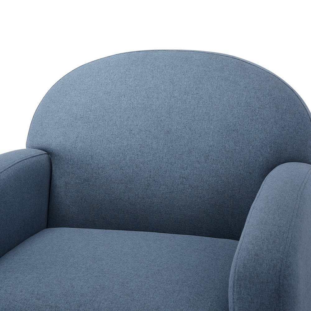 Elkhart Blue Swivel Chair. Picture 6
