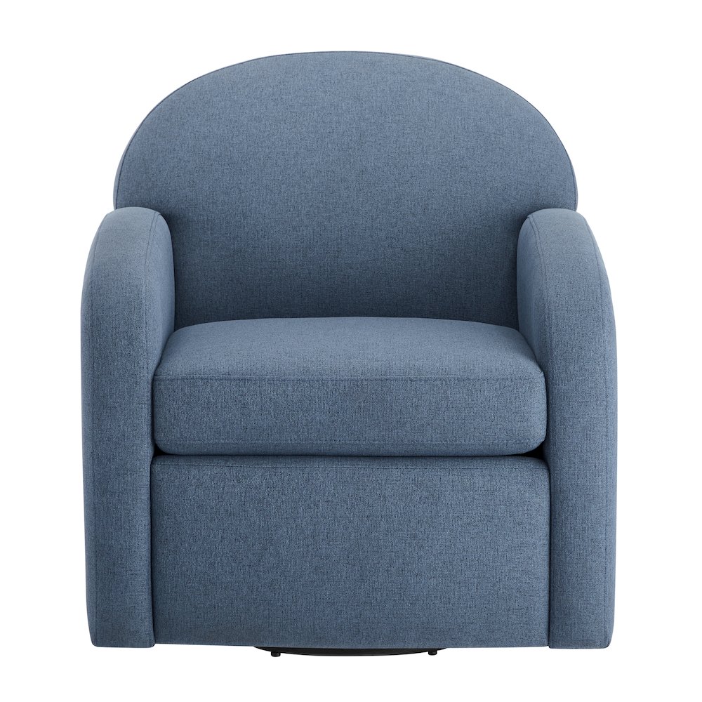 Elkhart Blue Swivel Chair. Picture 10