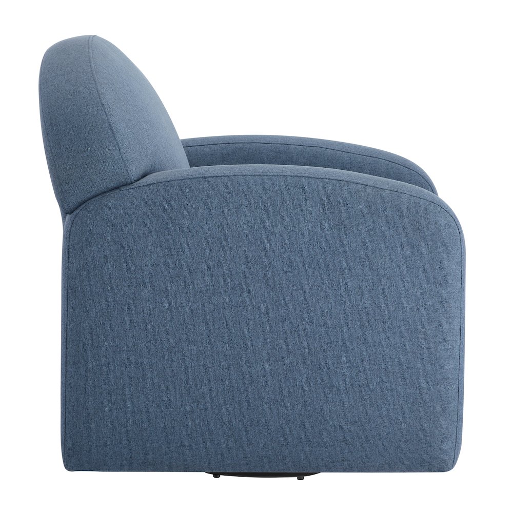 Elkhart Blue Swivel Chair. Picture 11