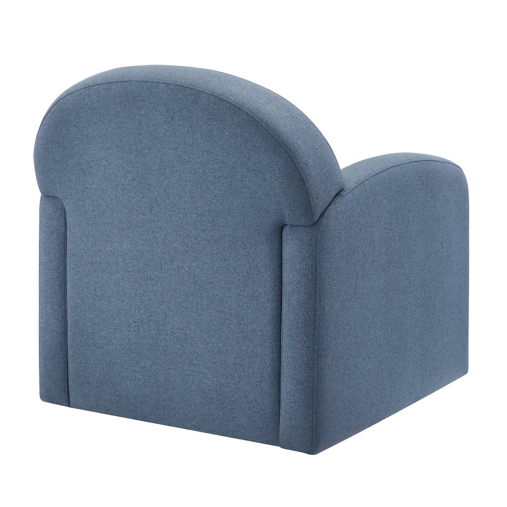 Elkhart Blue Swivel Chair. Picture 12