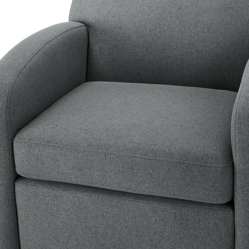 Elkhart Grey Swivel Chair. Picture 5