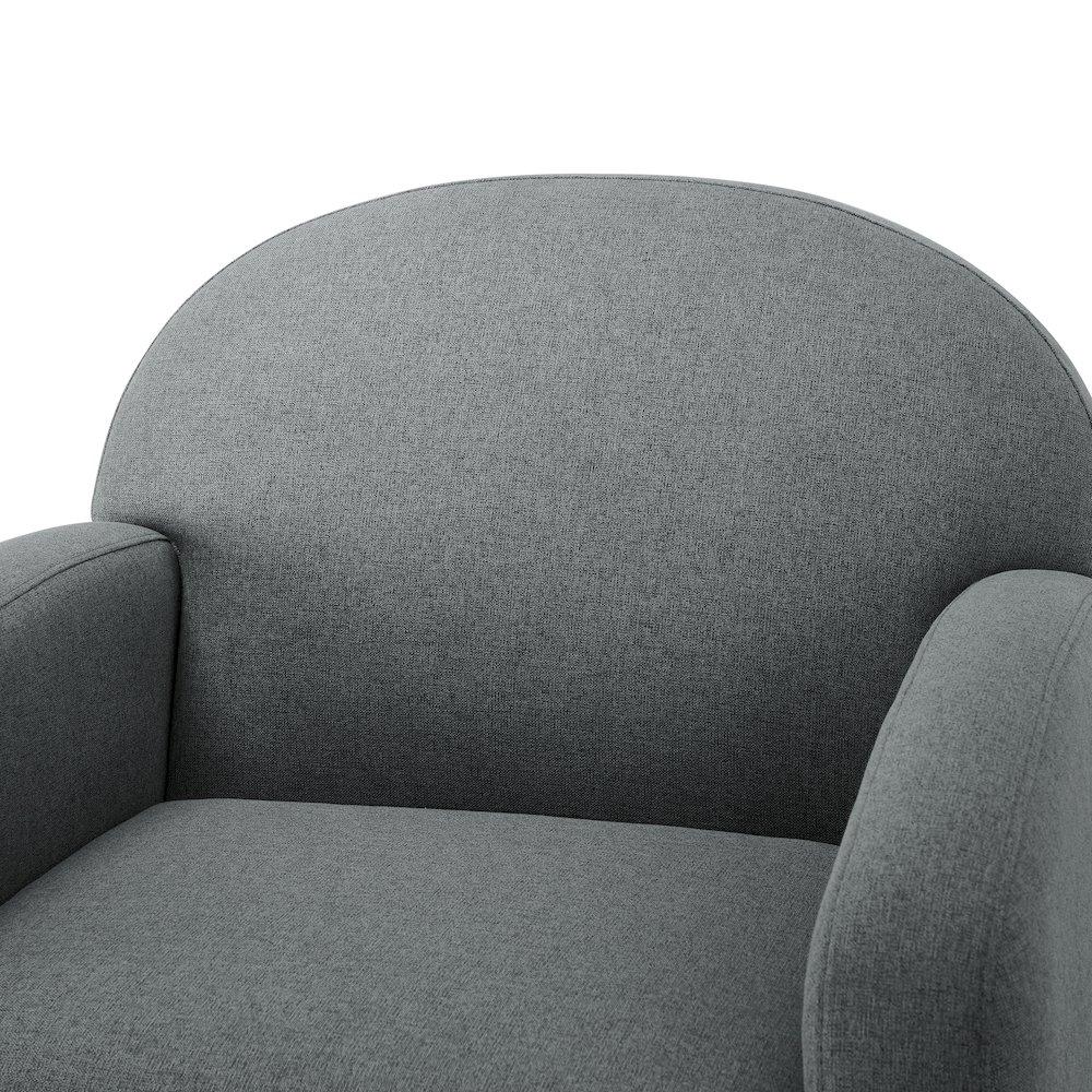 Elkhart Grey Swivel Chair. Picture 6