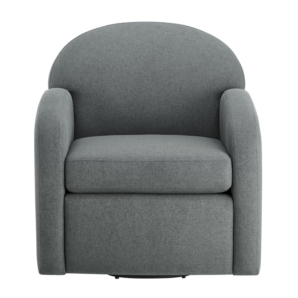 Elkhart Grey Swivel Chair. Picture 10