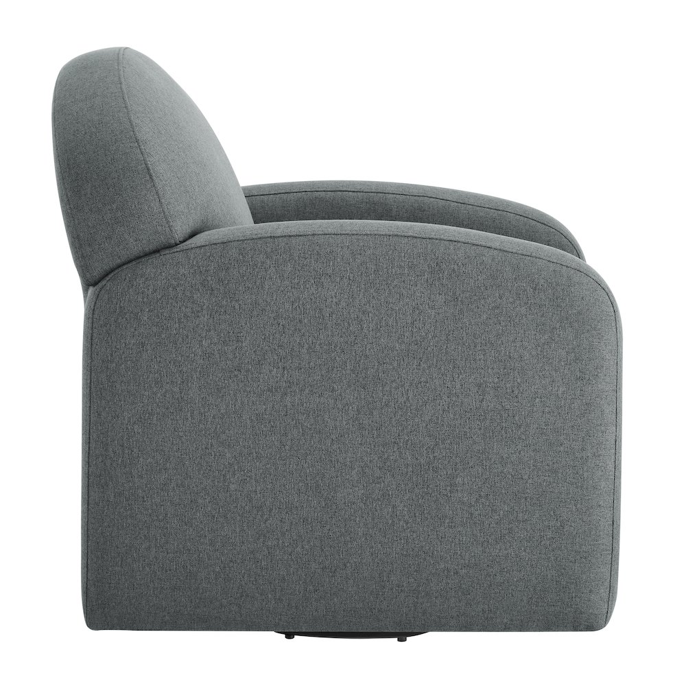 Elkhart Grey Swivel Chair. Picture 11