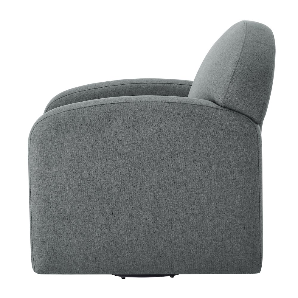 Elkhart Grey Swivel Chair. Picture 14