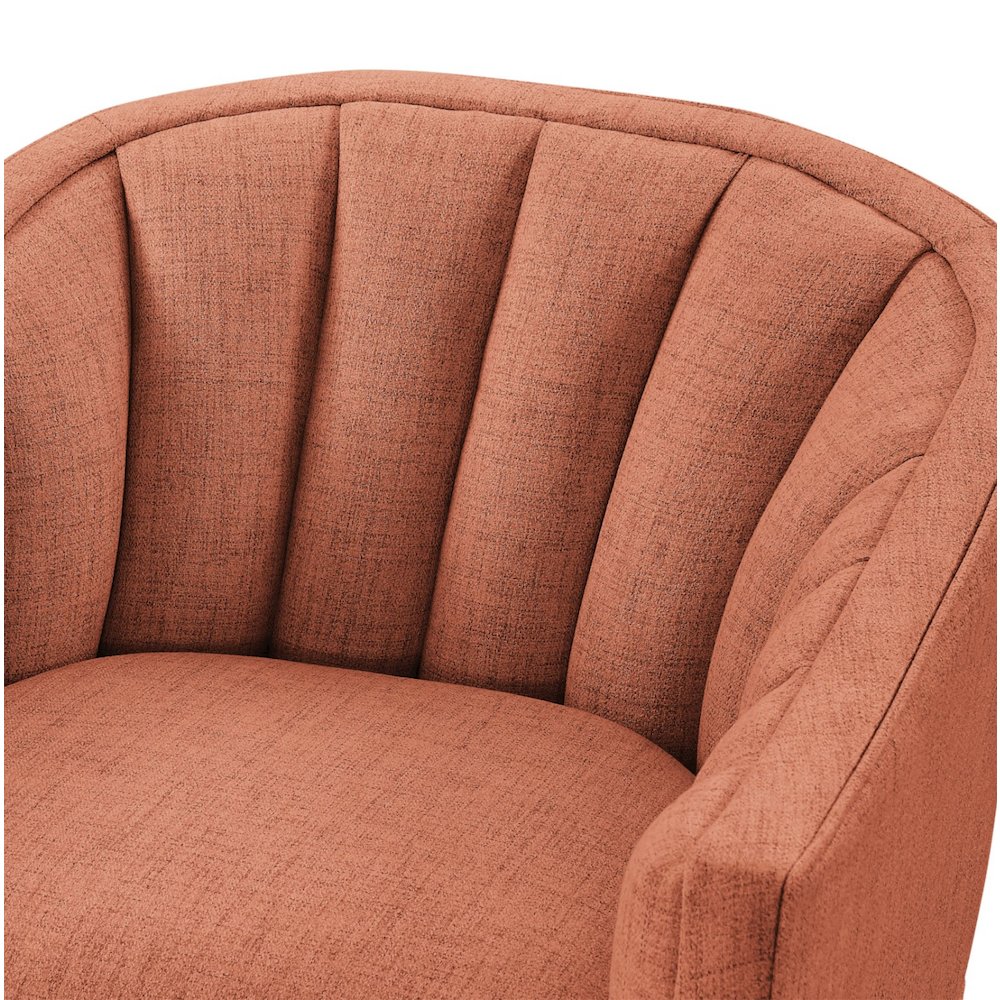 Sanibel Skirted Swivel Accent Chair. Picture 9