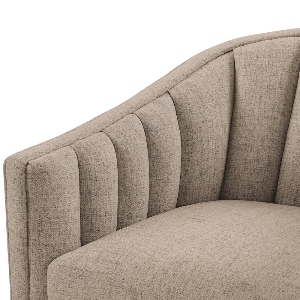 Sanibel Skirted Swivel Accent Chair. Picture 10