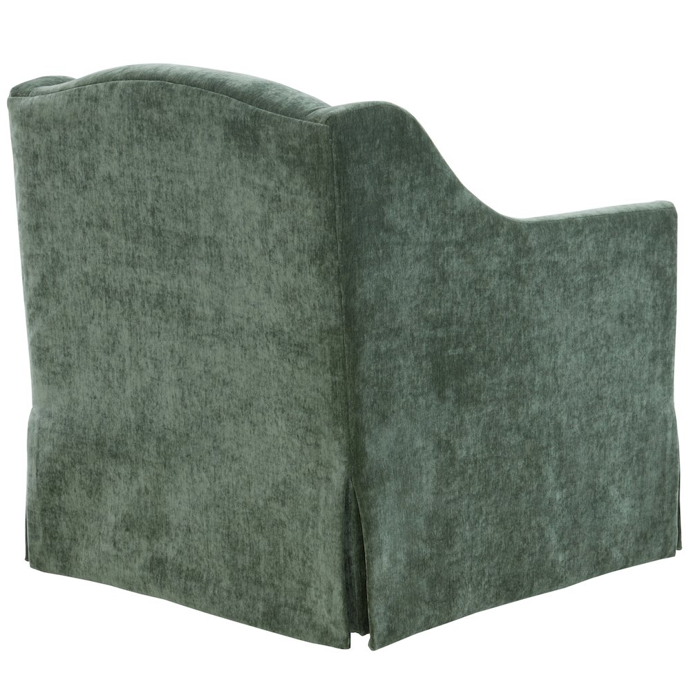 Ludlow Skirted Swivel Accent Chair - Ivy. Picture 5