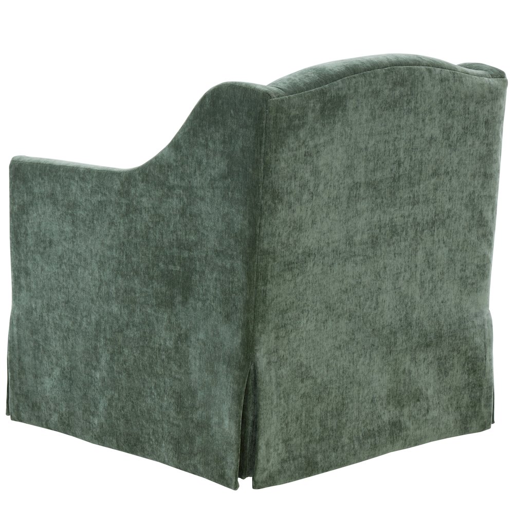 Ludlow Skirted Swivel Accent Chair - Ivy. Picture 6