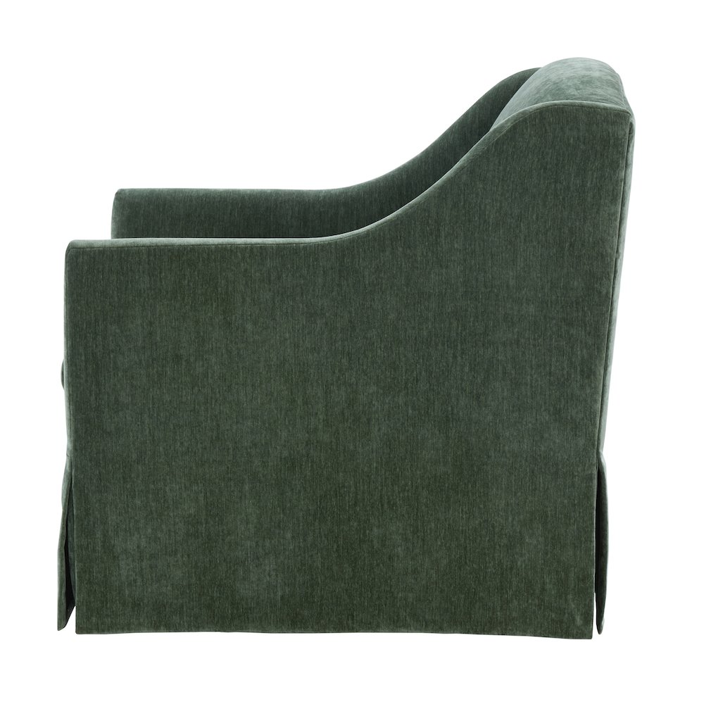 Ludlow Skirted Swivel Accent Chair - Ivy. Picture 7