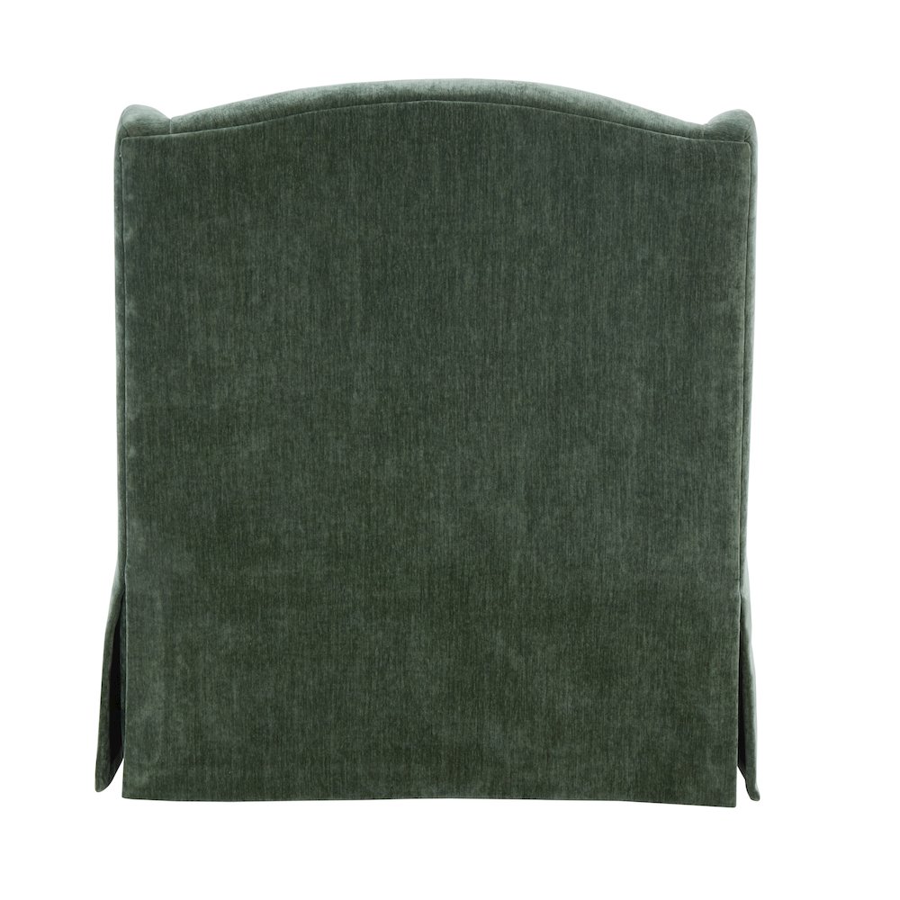 Ludlow Skirted Swivel Accent Chair - Ivy. Picture 8