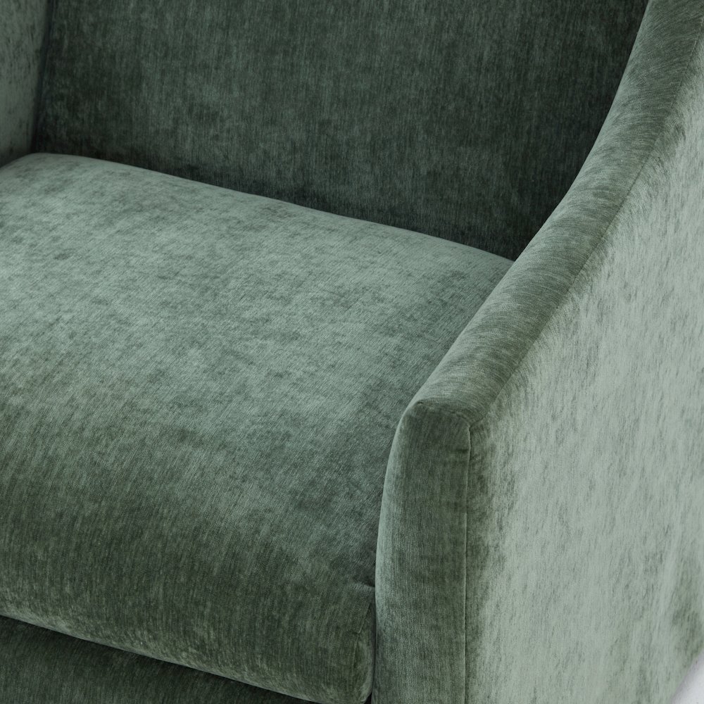 Ludlow Skirted Swivel Accent Chair - Ivy. Picture 9