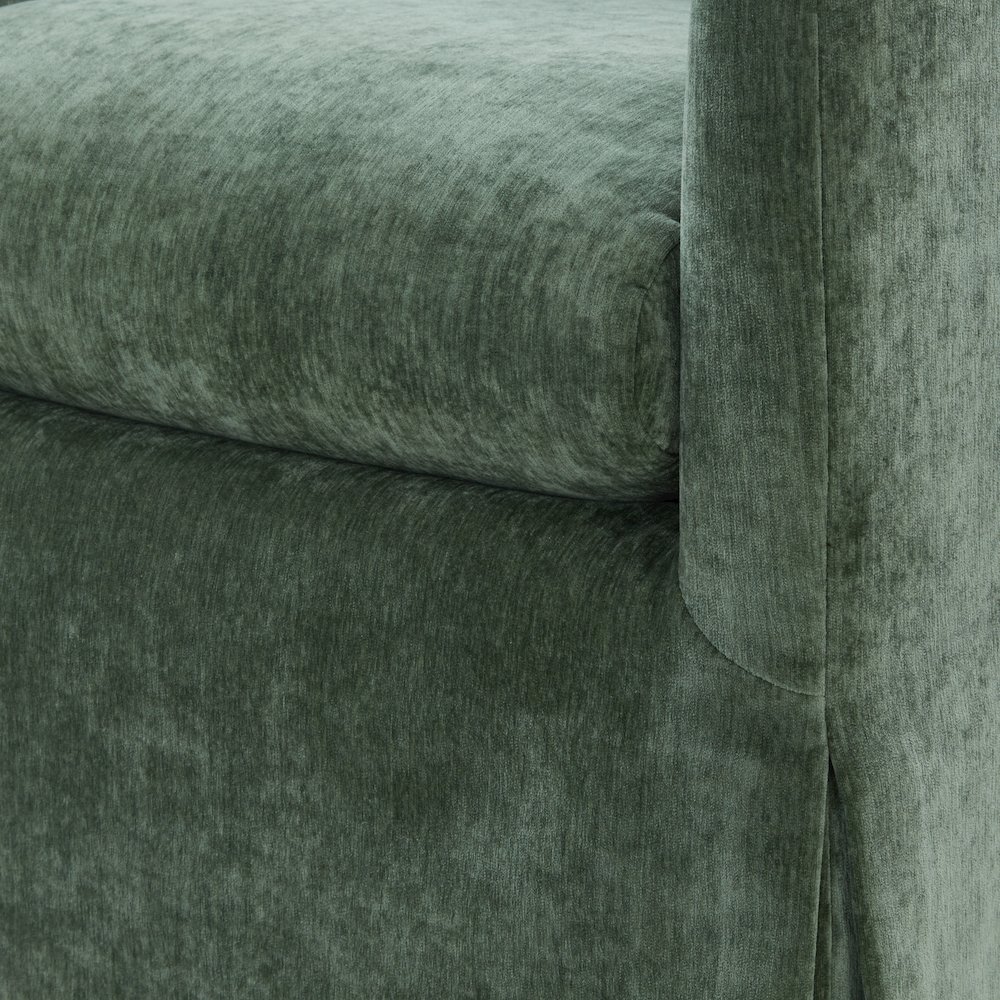 Ludlow Skirted Swivel Accent Chair - Ivy. Picture 11