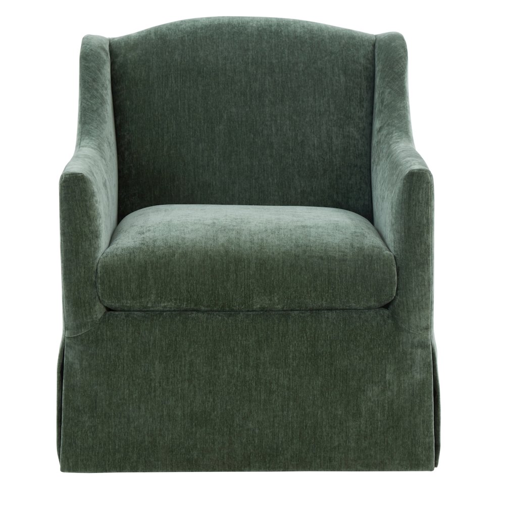 Ludlow Skirted Swivel Accent Chair - Ivy. Picture 21