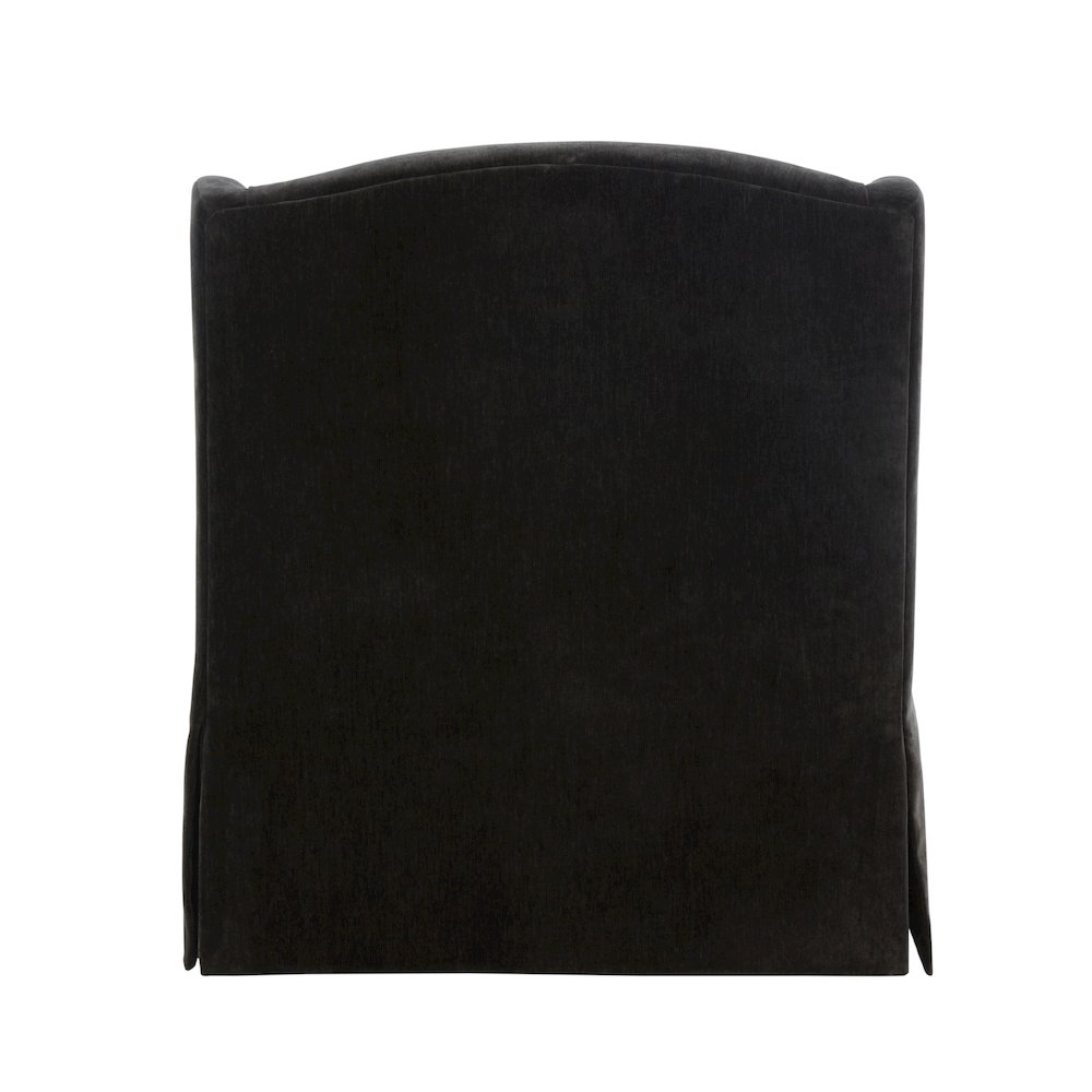 Ludlow Skirted Swivel Accent Chair - Mink. Picture 5