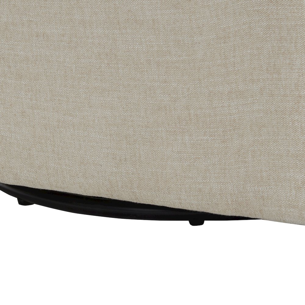 Tolland Swivel Accent Chair with Nailhead Trim - Sand. Picture 15