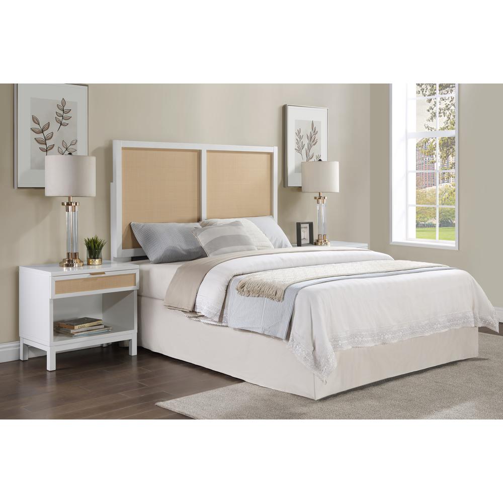 Bayport Cane and Solid Wood Queen/full Headboard. Picture 6