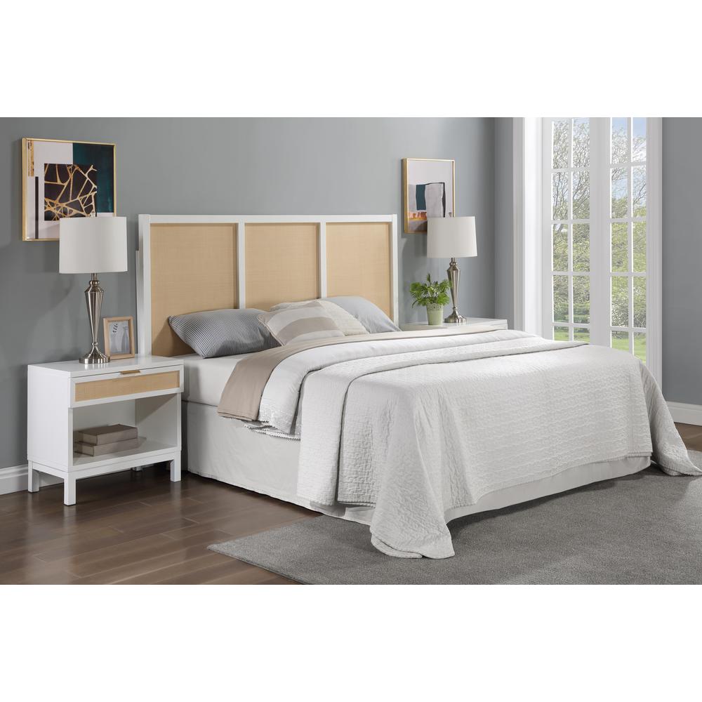 Bayport Cane and Solid Wood King Headboard. Picture 5