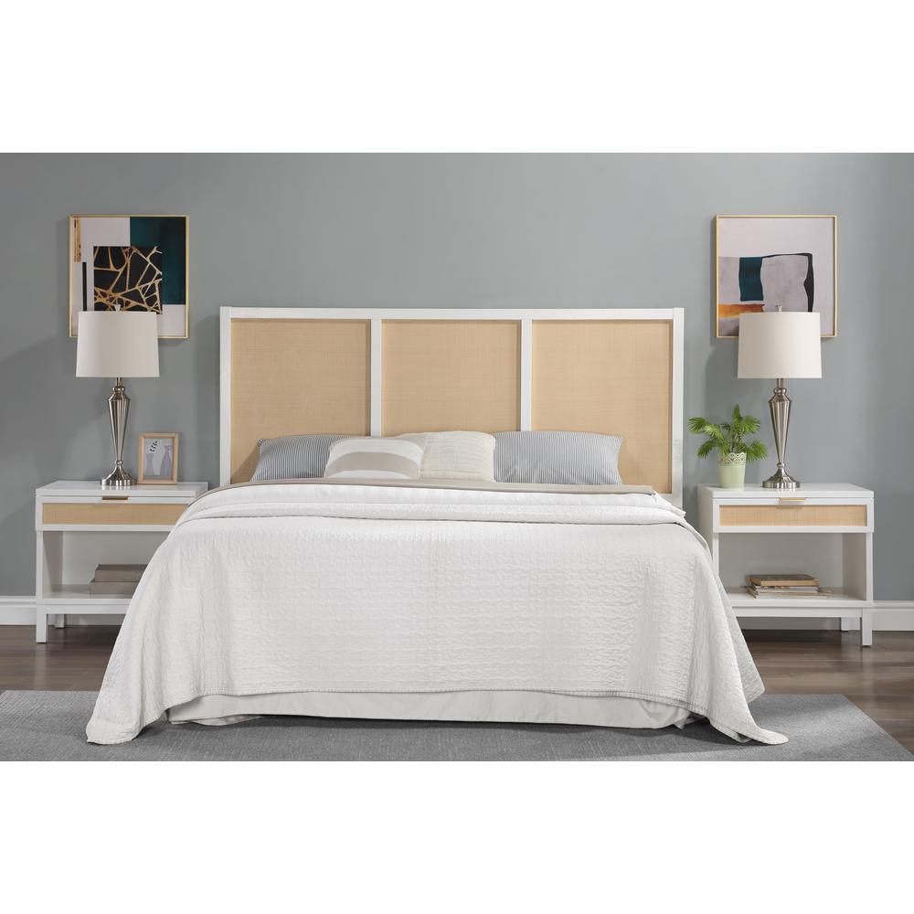 Bayport Cane and Solid Wood King Headboard. Picture 6