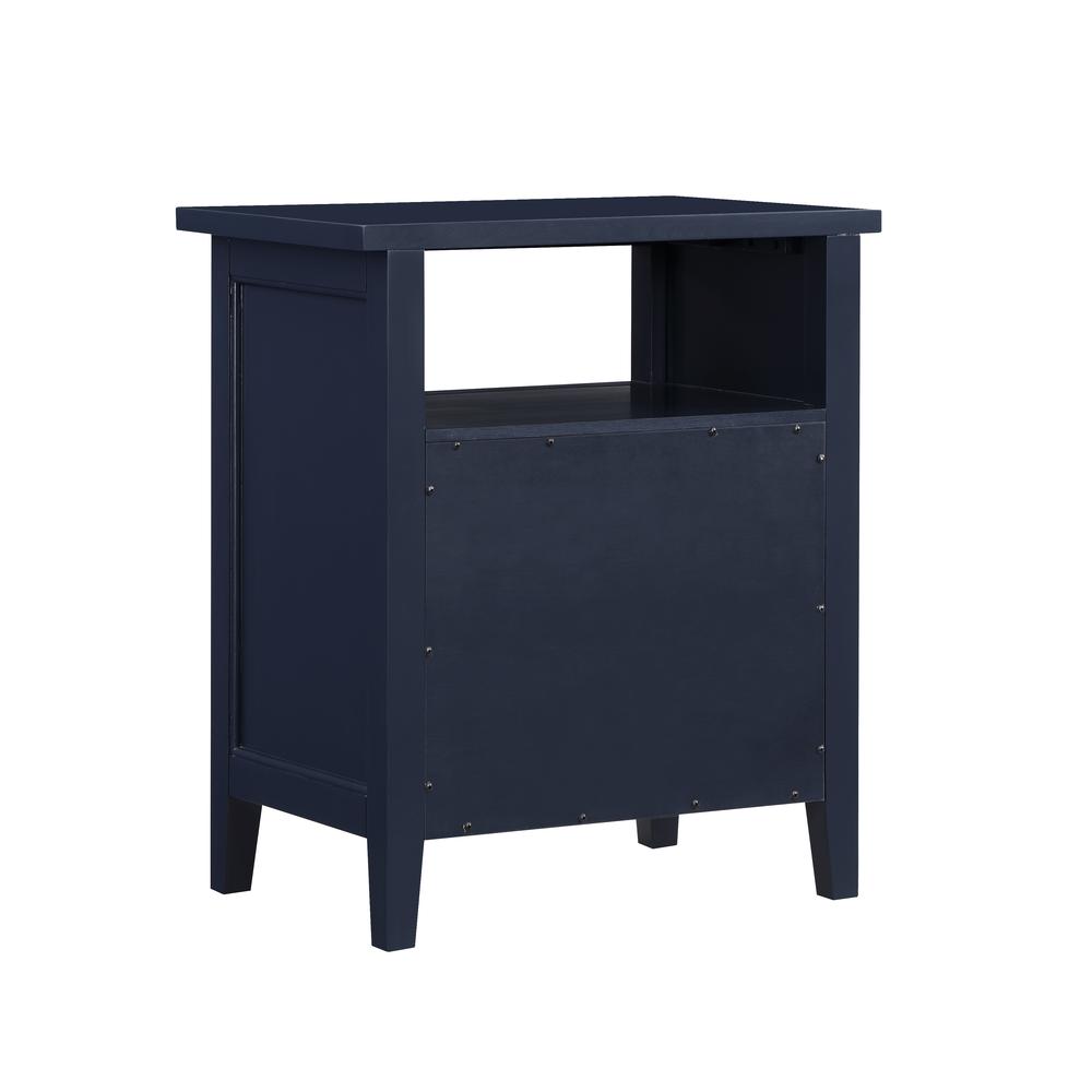 Walker Midnight Blue 2 Drawer Nightstand. Picture 7