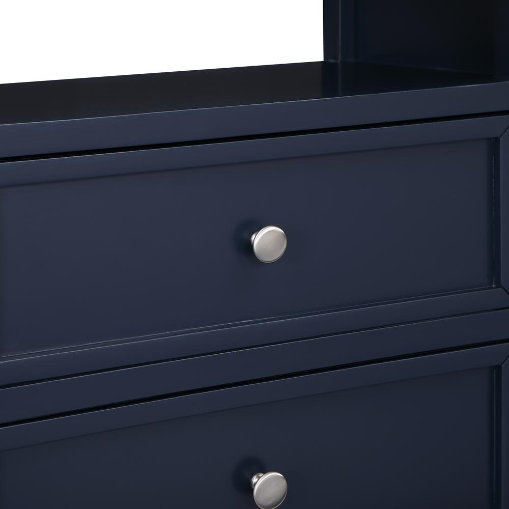 Walker Midnight Blue 2 Drawer Nightstand. Picture 10