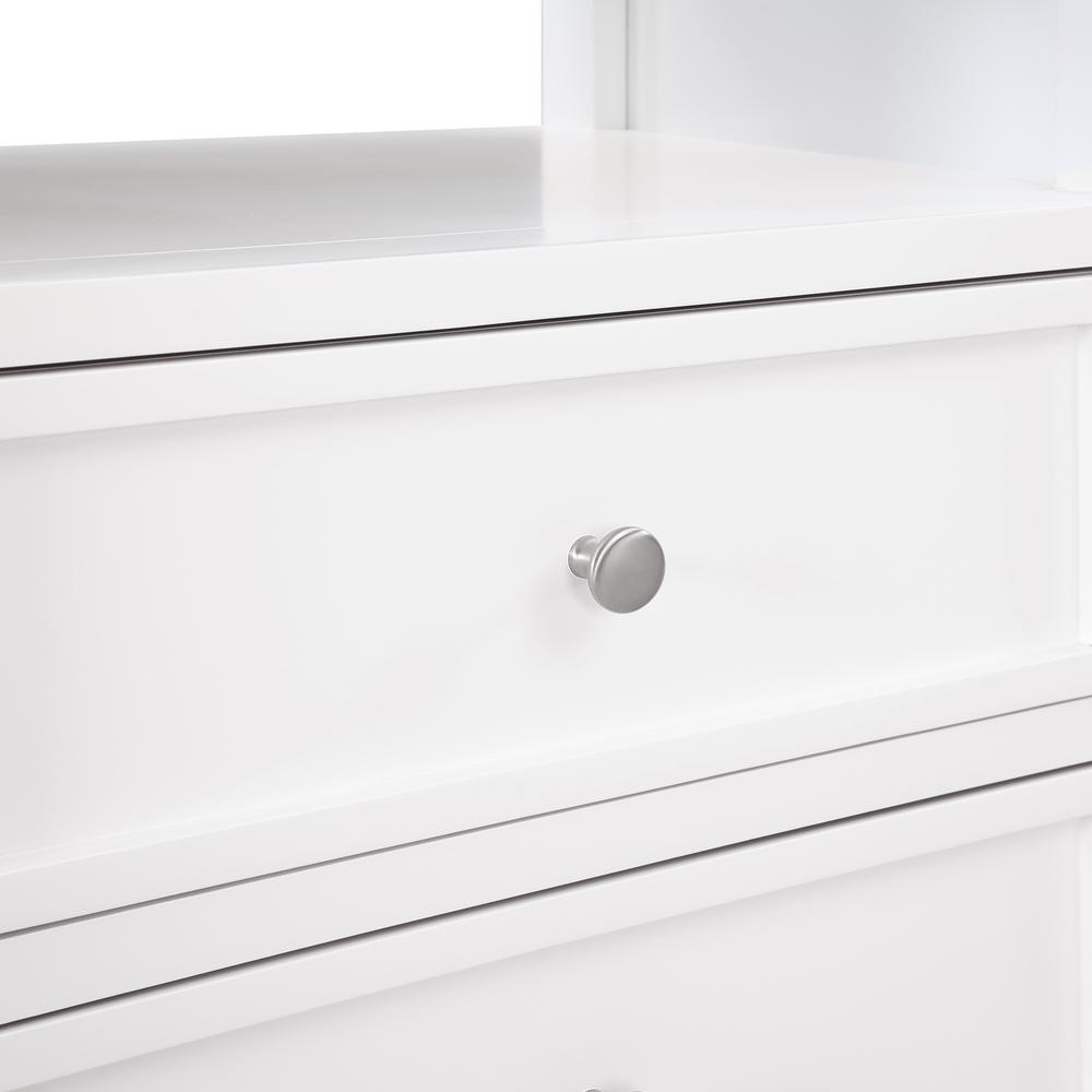 Walker White 2 Drawer Nightstand. Picture 9