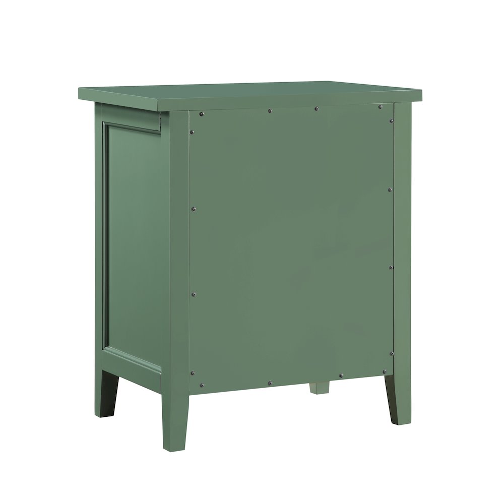 Lennon 3-drawer Nightstand - Vintage Green. Picture 5