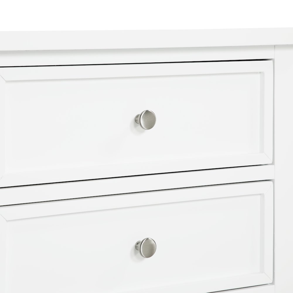 Lennon 3-drawer Nightstand - White. Picture 12