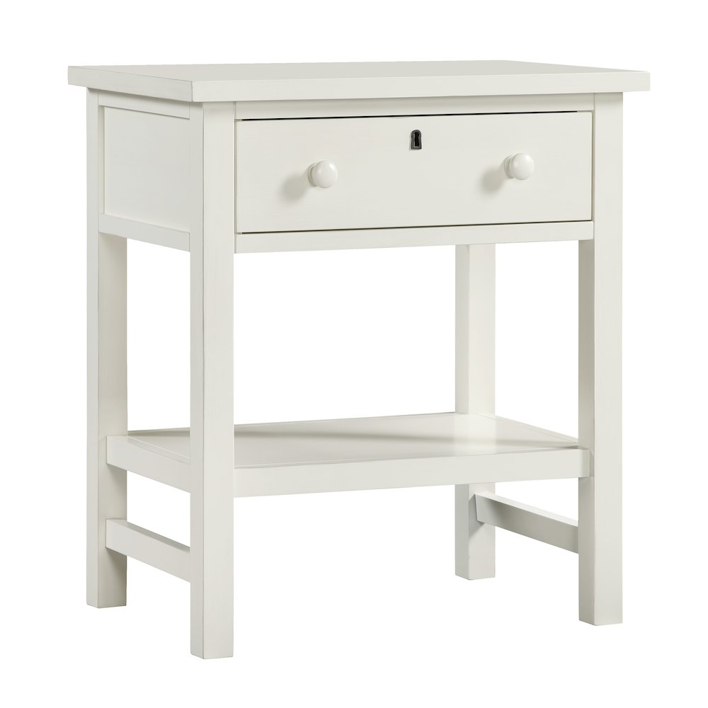 Franklen 1-drawer Storage Nightstand - Antique White. Picture 8