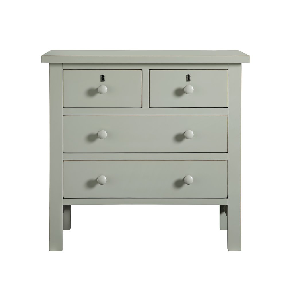 Greenwich 4-drawer Storage Nightstand - Antique Gray. Picture 2