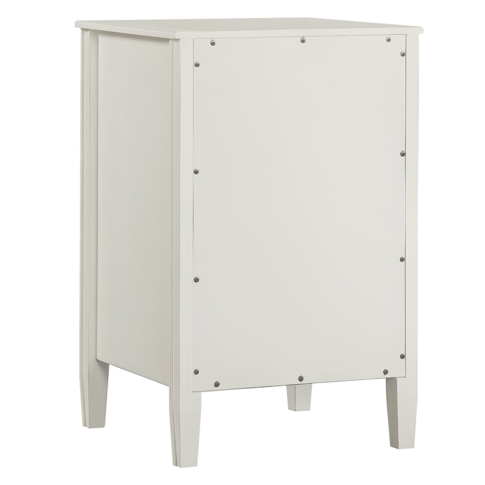 Winsley 2-drawer storage Nightstand - Antique White. Picture 8