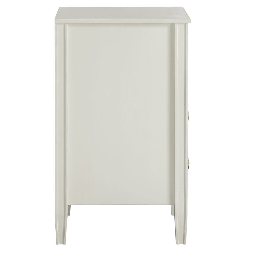 Winsley 2-drawer storage Nightstand - Antique White. Picture 9