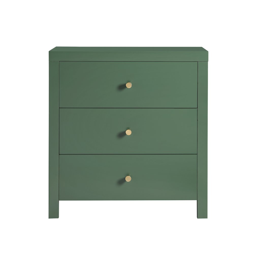 Nolan 3-drawer Nightstand - Vintage Green. Picture 2
