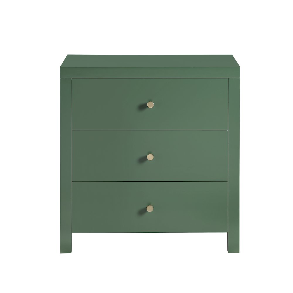 Nolan 3-drawer Nightstand - Vintage Green. Picture 3
