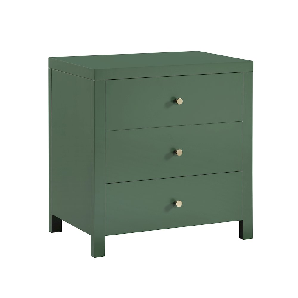Nolan 3-drawer Nightstand - Vintage Green. Picture 1