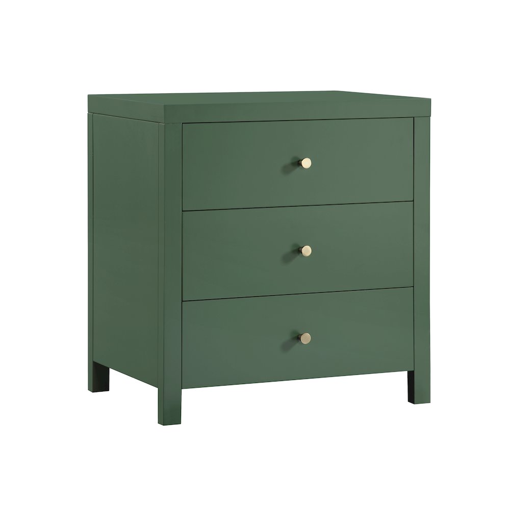 Nolan 3-drawer Nightstand - Vintage Green. Picture 9