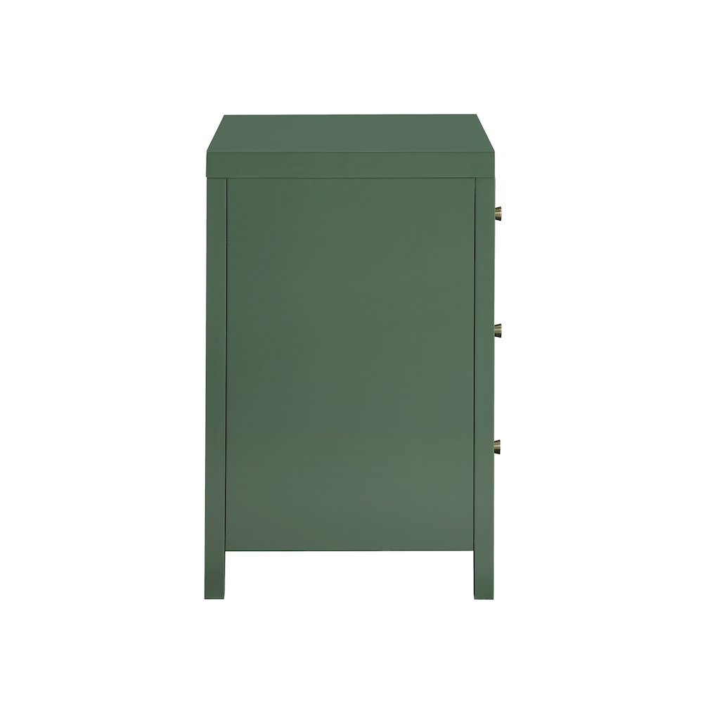 Nolan 3-drawer Nightstand - Vintage Green. Picture 10