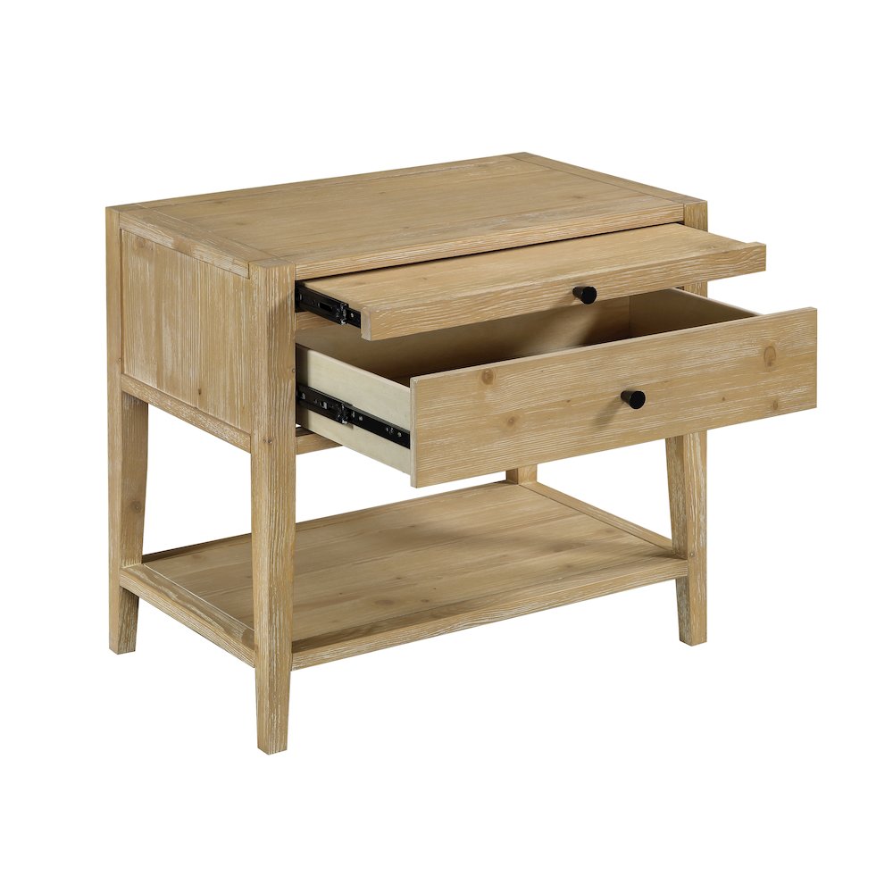 Shoreham 1-drawer Nightstand - Natural. Picture 11