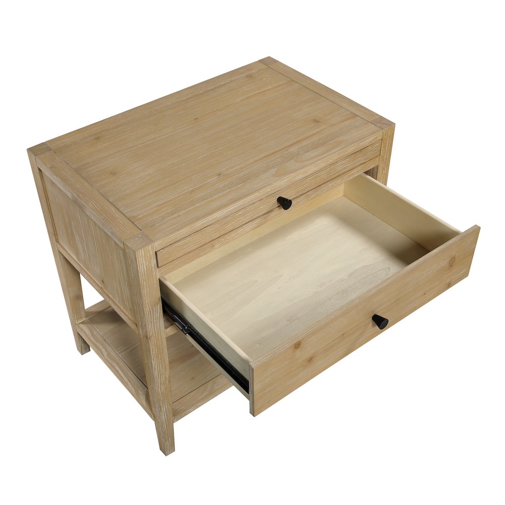 Shoreham 1-drawer Nightstand - Natural. Picture 12