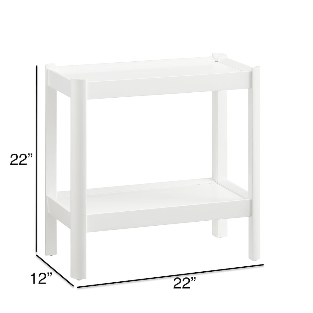 Yukon White Nightstand. Picture 11