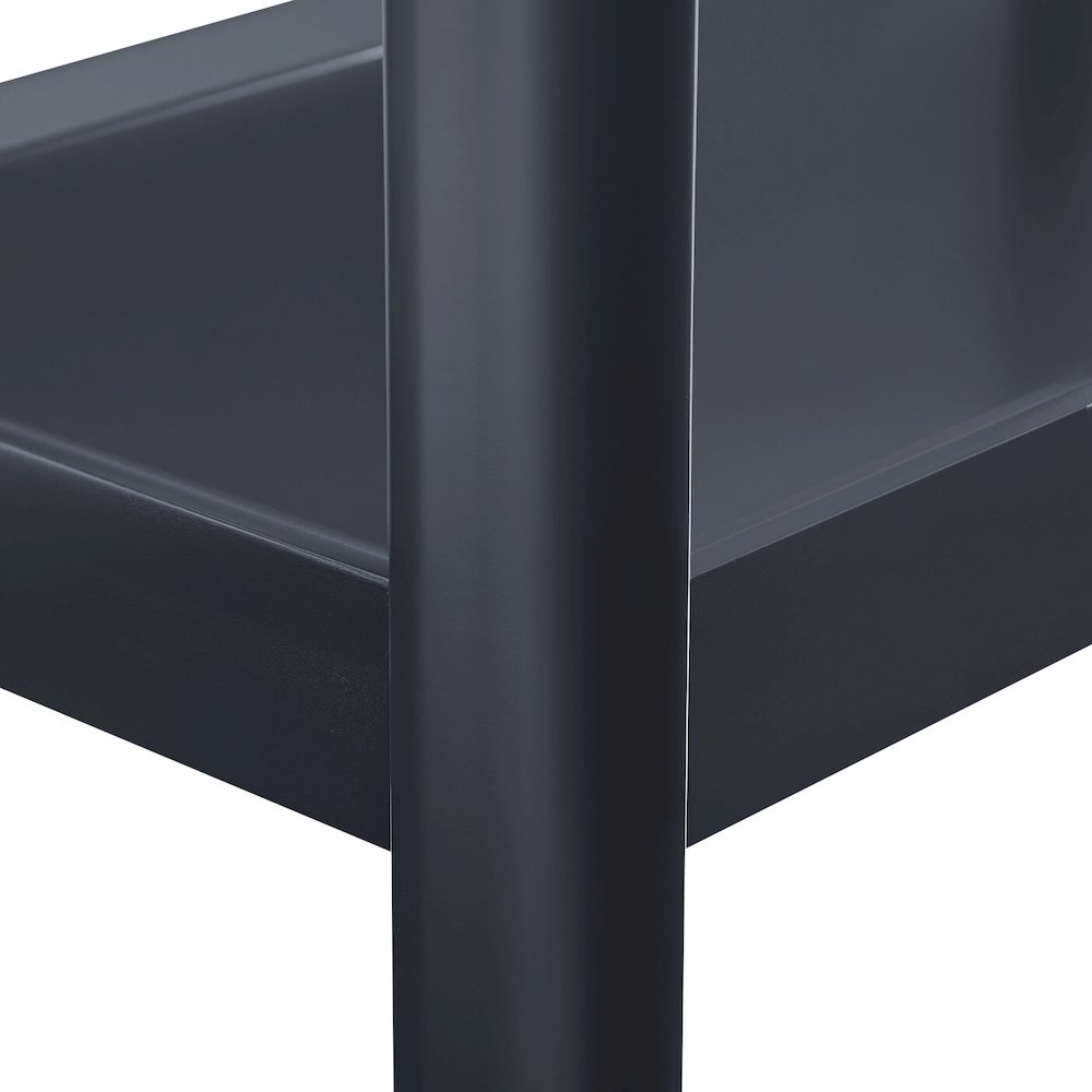 Yukon Matte Black Nightstand. Picture 3