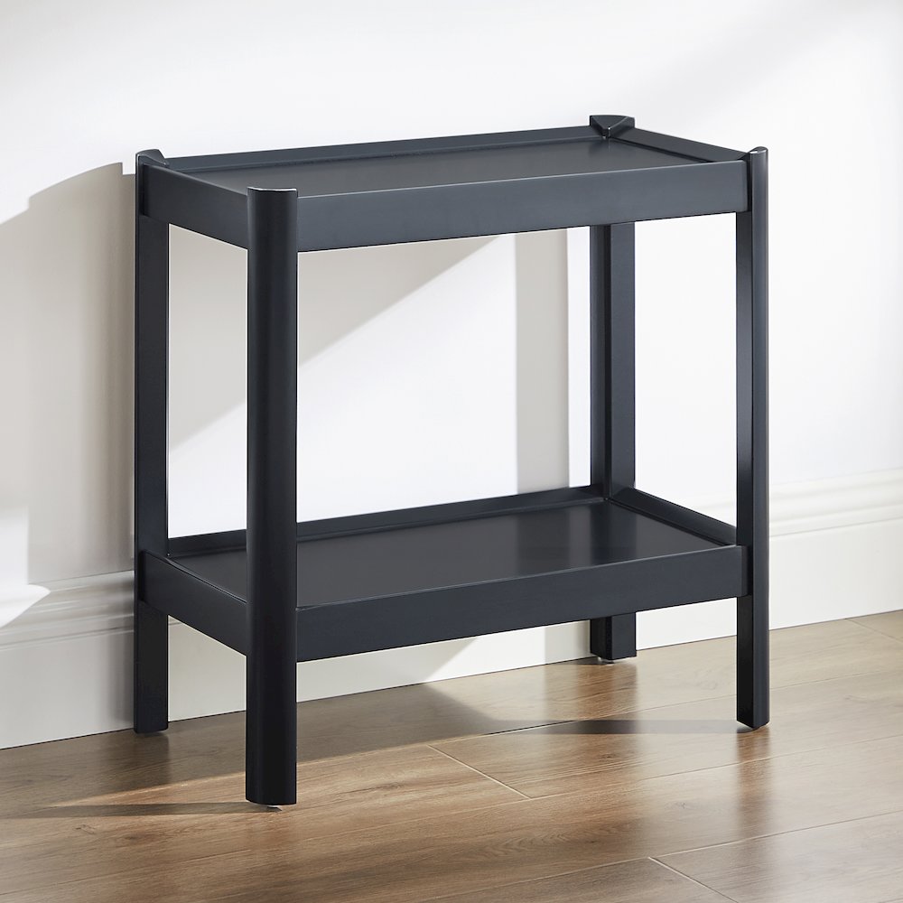Yukon Matte Black Nightstand. Picture 4