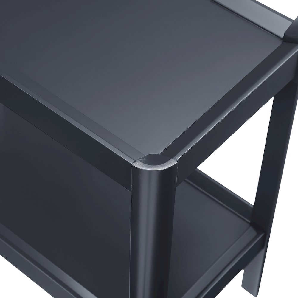 Yukon Matte Black Nightstand. Picture 10